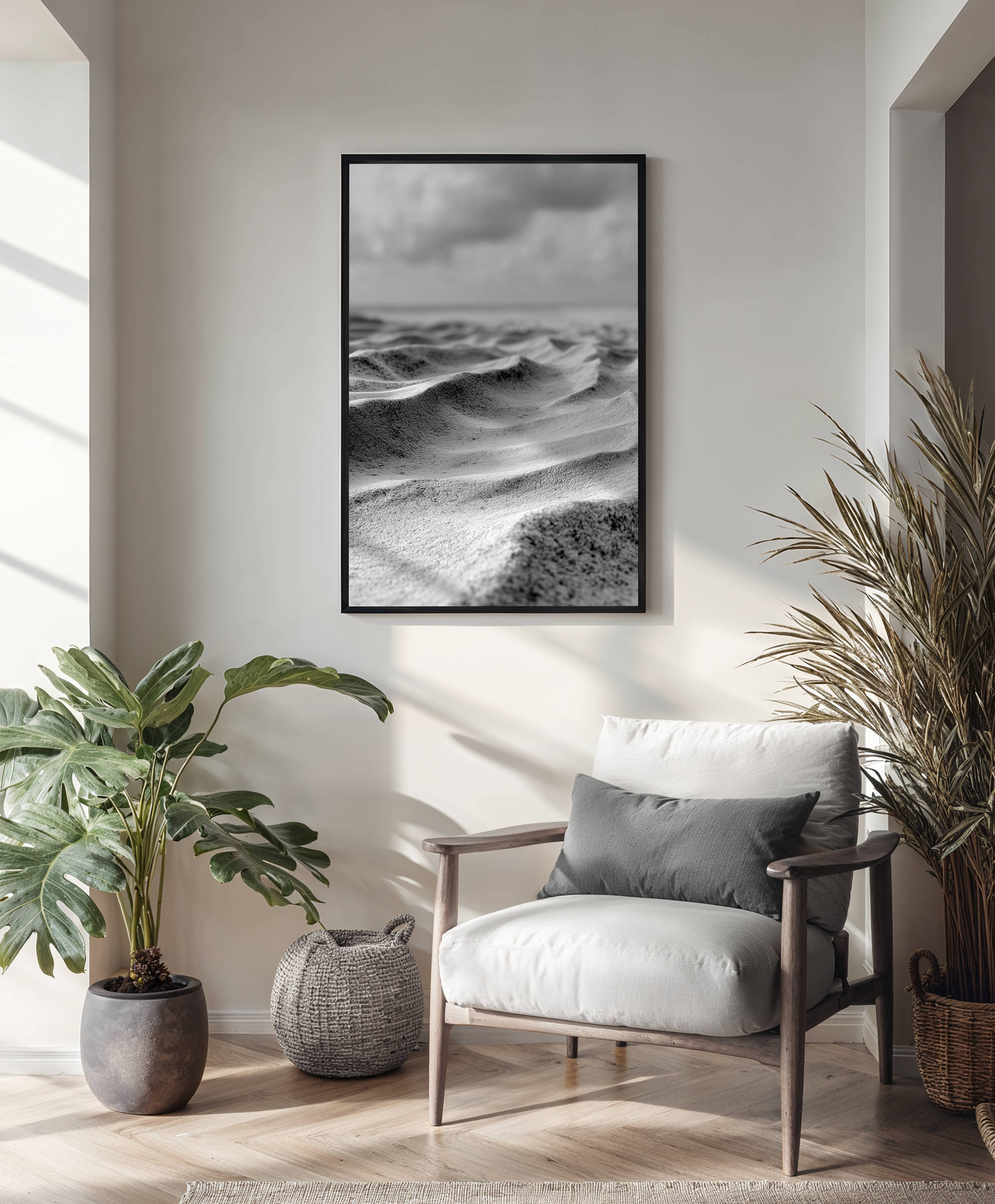 Framed art for interior decor