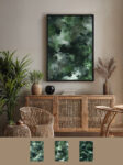 Framed art for interior decor
