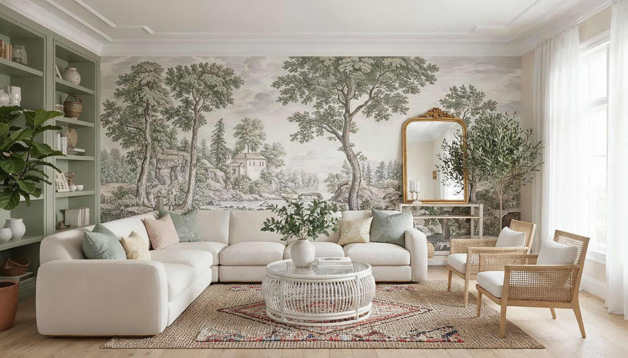 Musee | Riverside Tranquility Wall Mural Wall mural and Wallpaper for Dubai & UAE