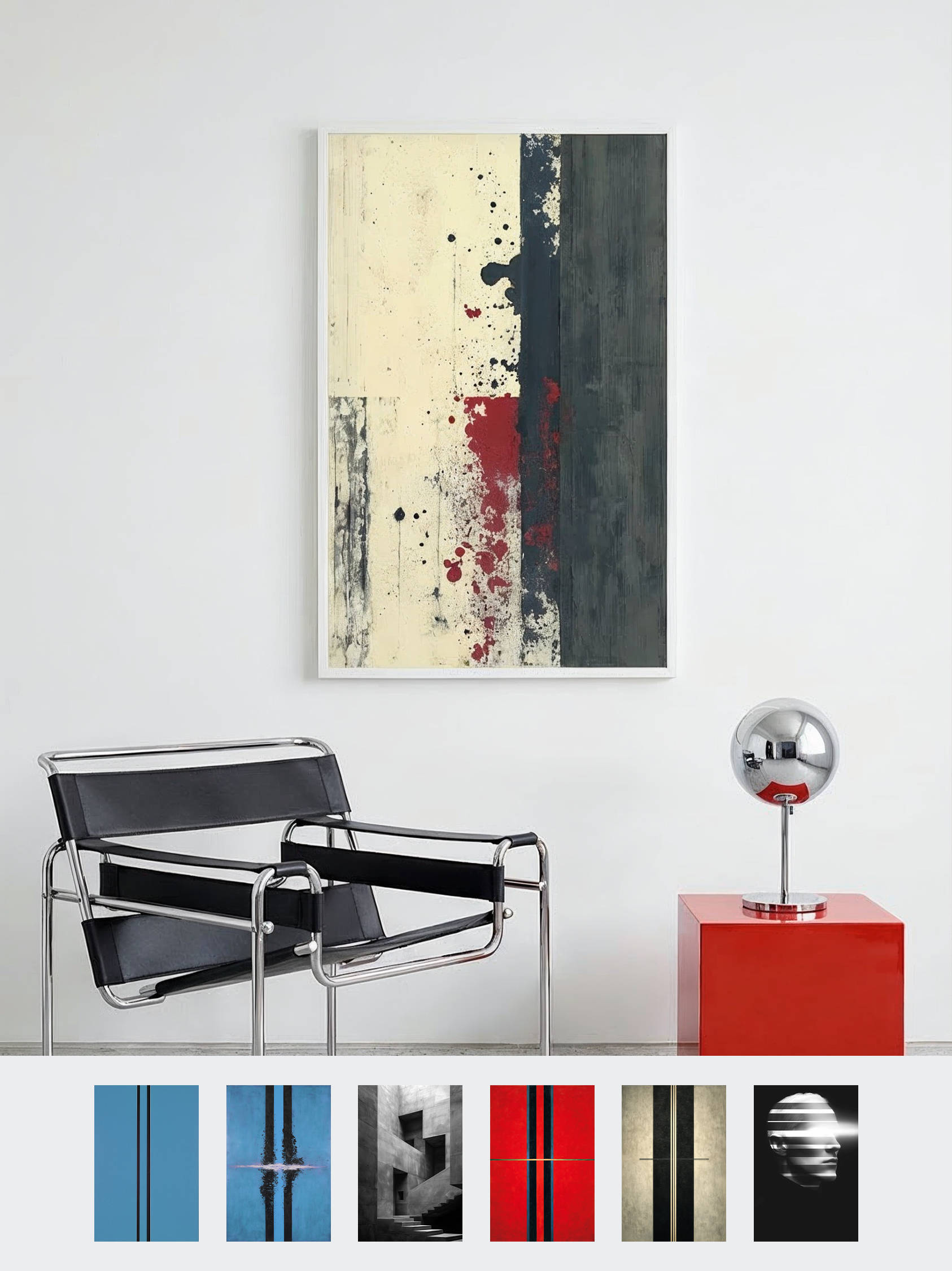w033 产品主图 Framed art for interior decor