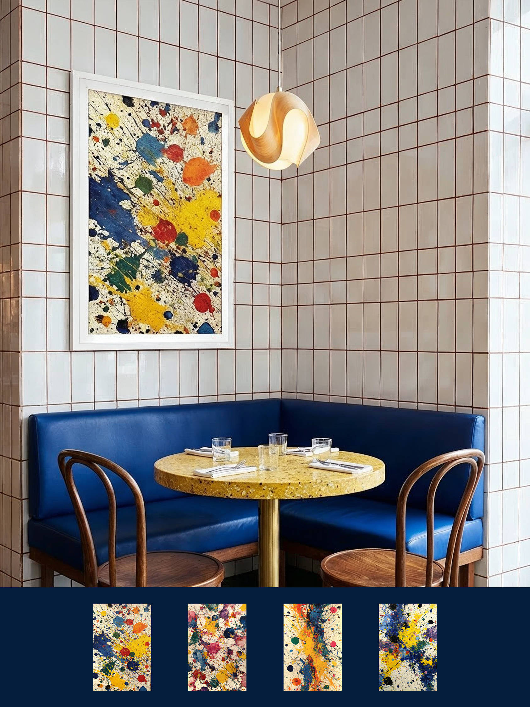 w035 产品主图 Framed art for interior decor