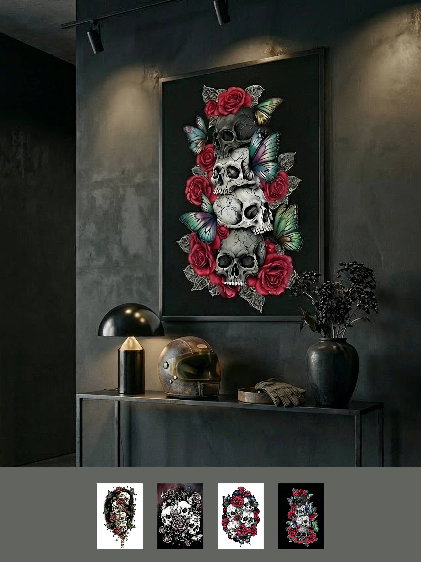 Framed art for interior decor