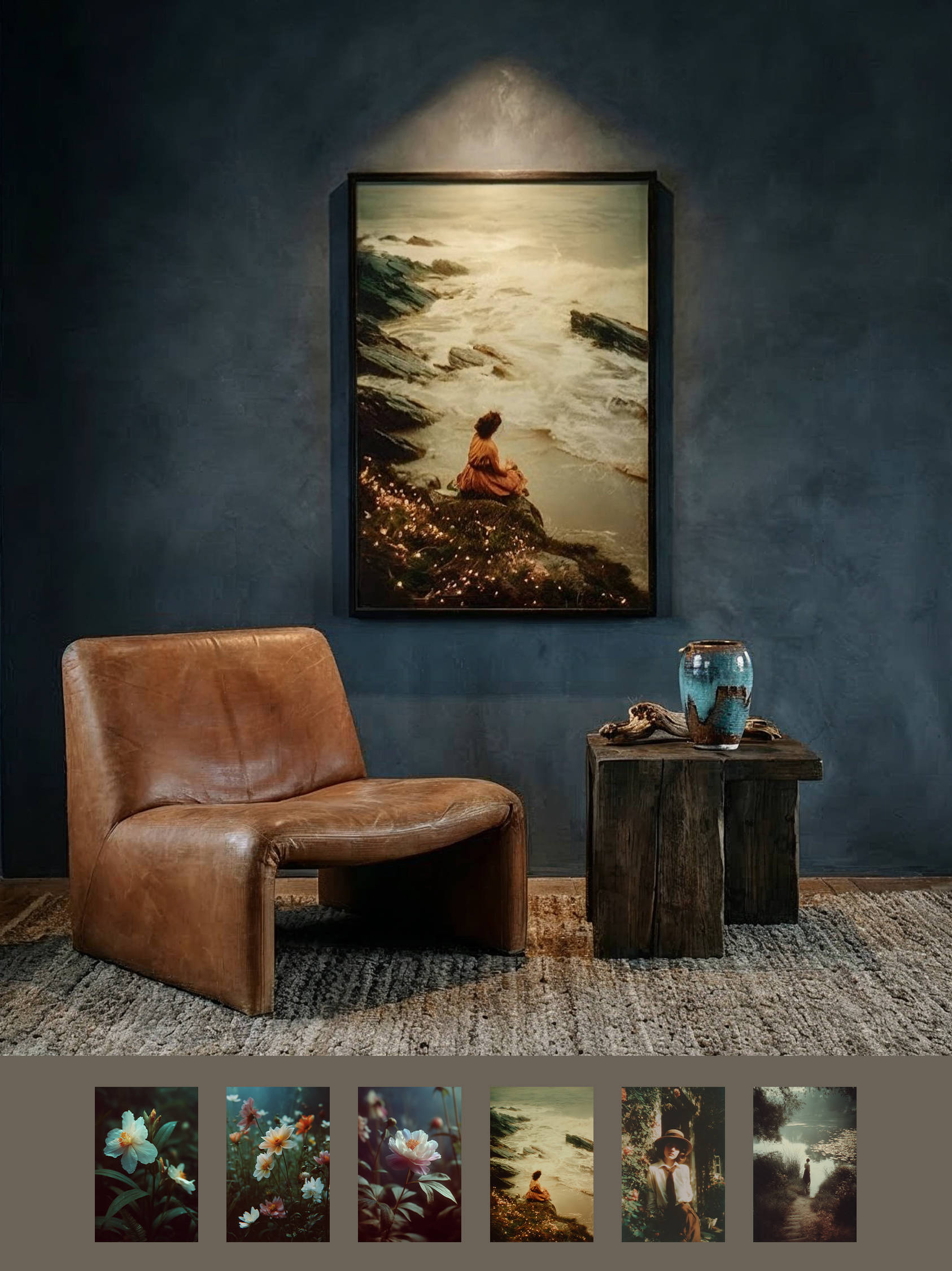 w062 产品主图 Framed art for interior decor