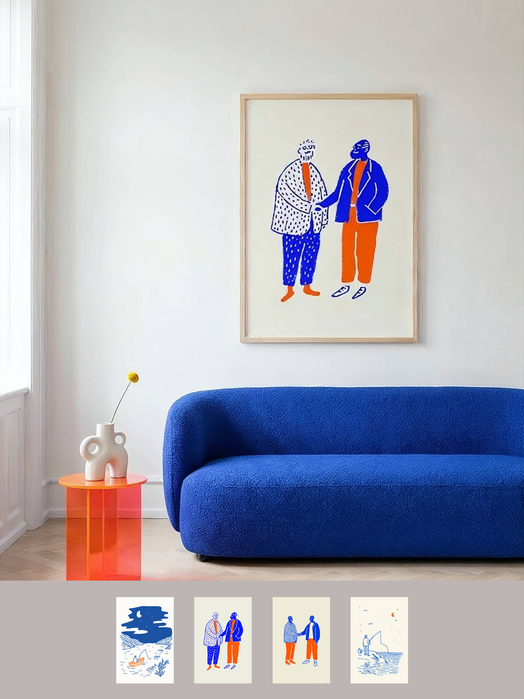 w066 产品主图 Framed art for interior decor