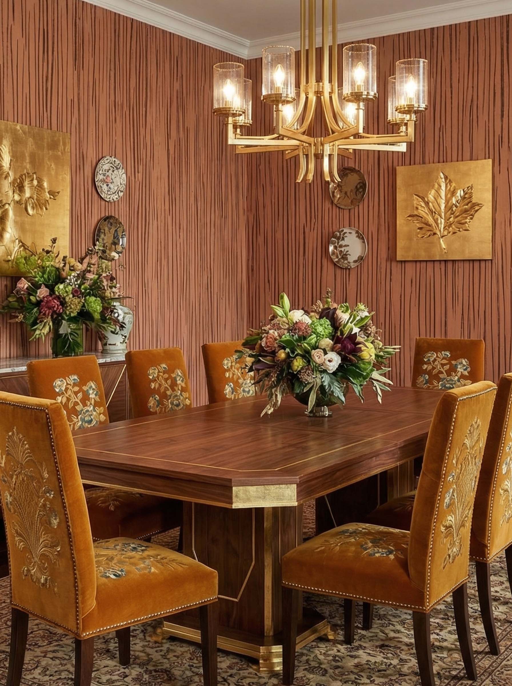 Musee | Tactile Threads Wall Mural Musee custom minimalist wallpaper featuring dense, hand-drawn vertical lines resembling organic textures like woven grass or natural bark.