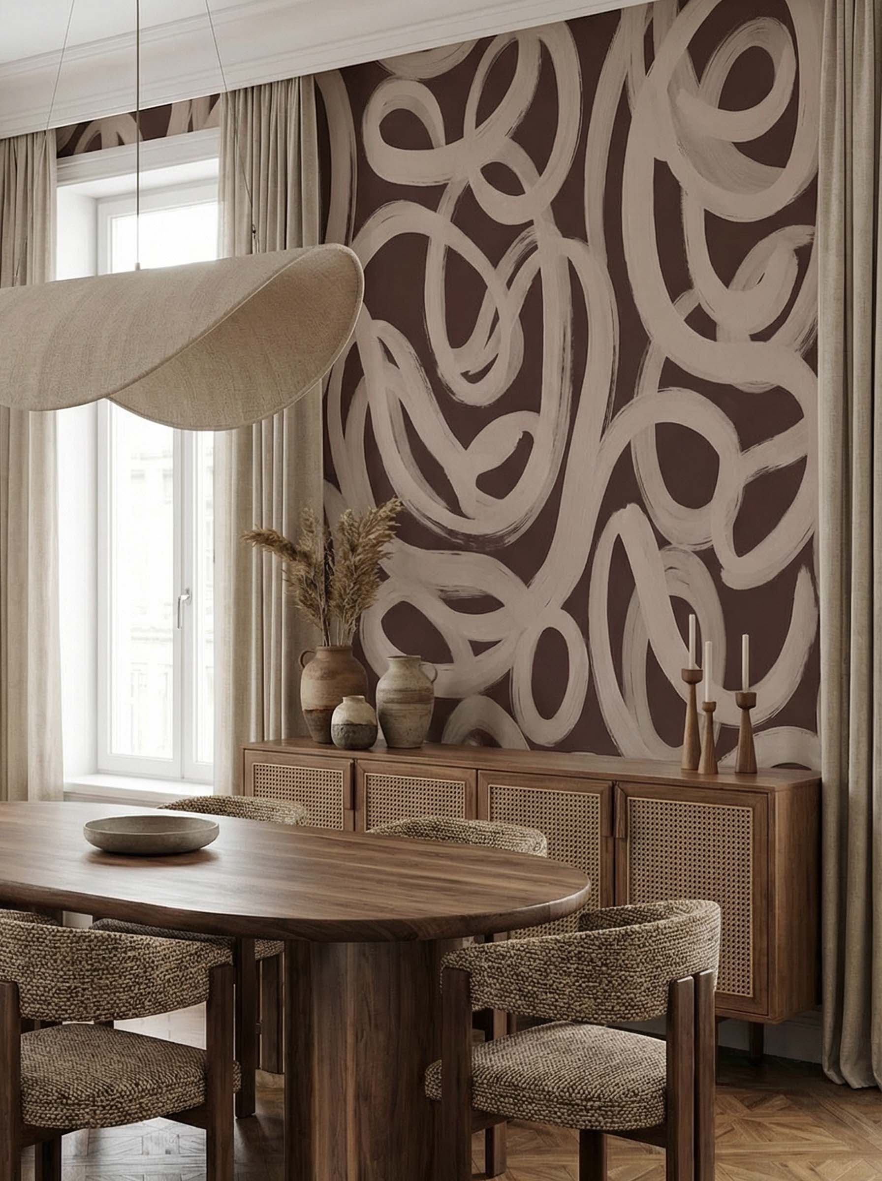 Musee | Fluid Strokes Wall Mural Musee | Fluid Strokes Wall Mural