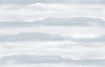 Amber Veil watercolor abstract wallpaper mural with layered beige, peach and misty grey tones G