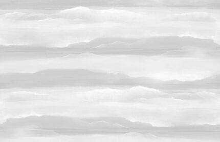 Amber Veil watercolor abstract wallpaper mural with layered beige, peach and misty grey tones H